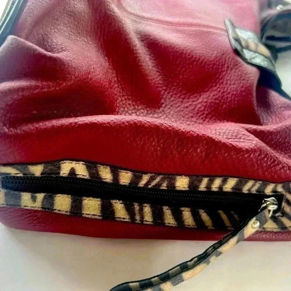 Sharif Zebra Hobo Bag - Picture 5 of 9